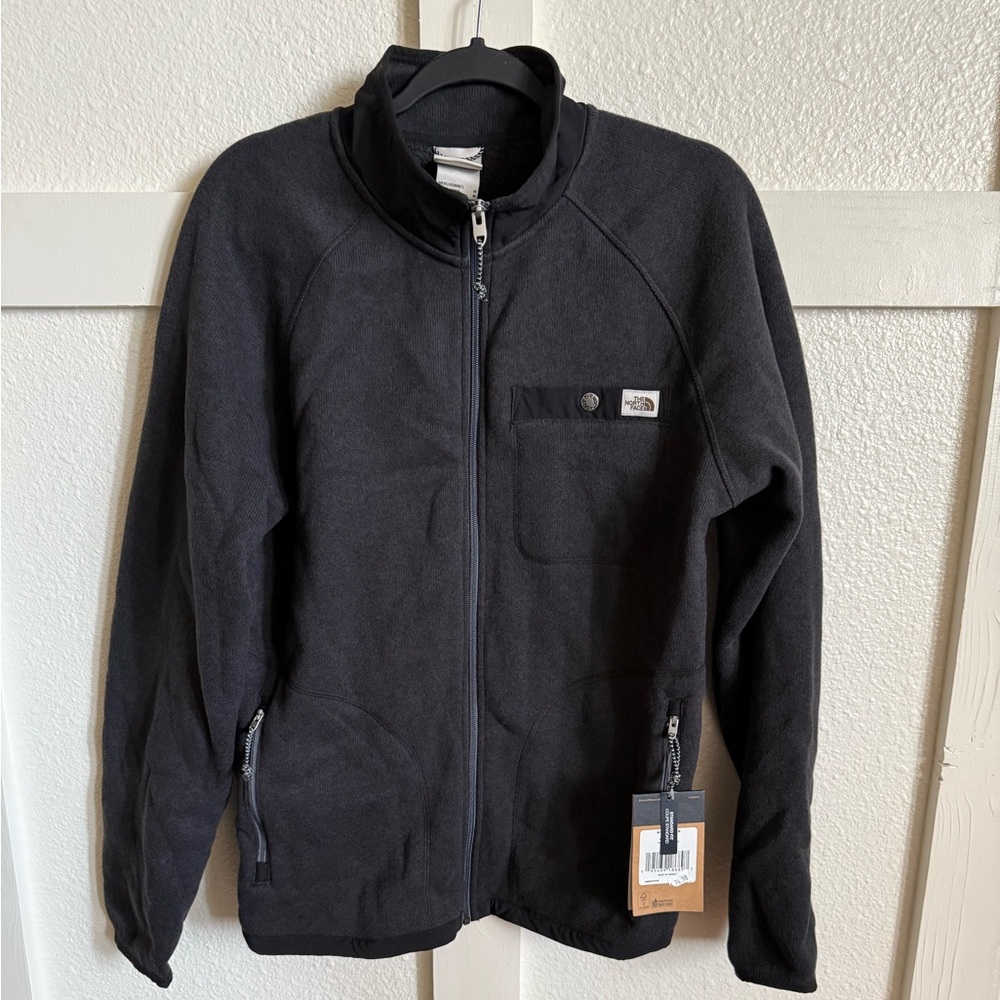 NWT The North Face Men’s Black Gordon Lyons Full Zip Fleece Lined Jacket Size M